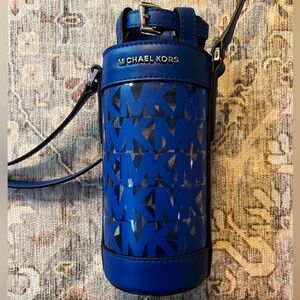 Michael Kors Water Bottle Holder in Electric Blue